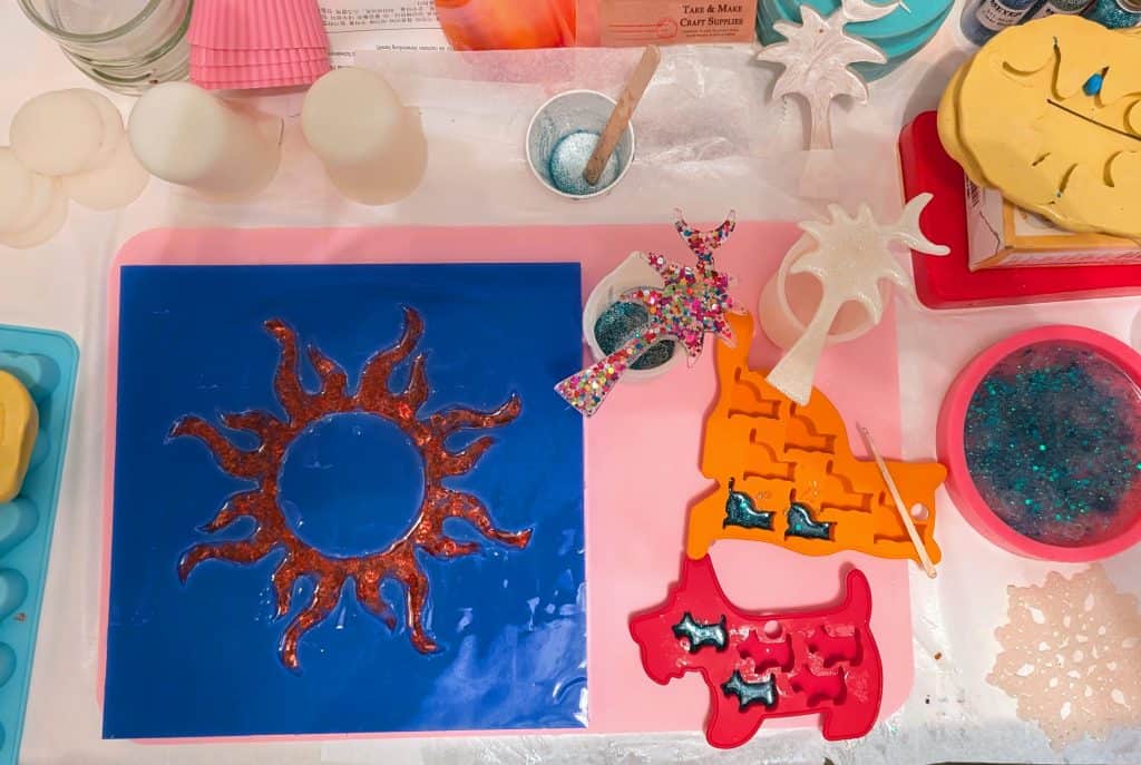 Resin projects in progress